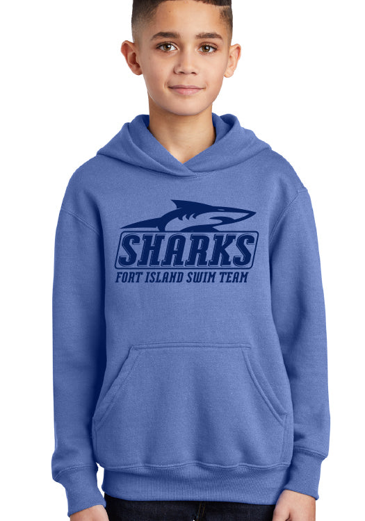 YOUTH BLUE HOODIE